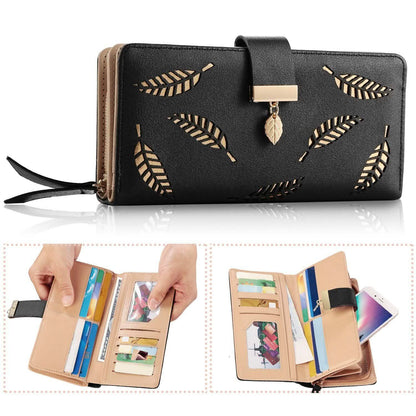 Women Wallet PU Leather Lady Long Purse