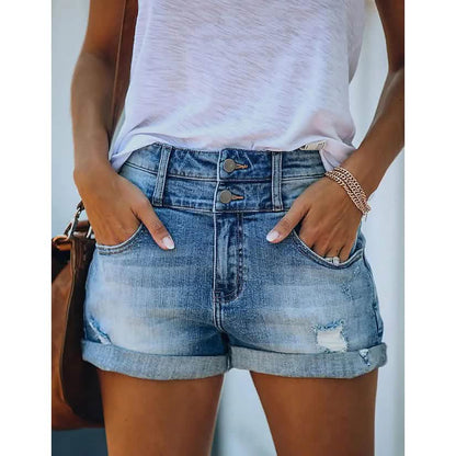 Women's Casual Fashion Jeans Denim Shorts