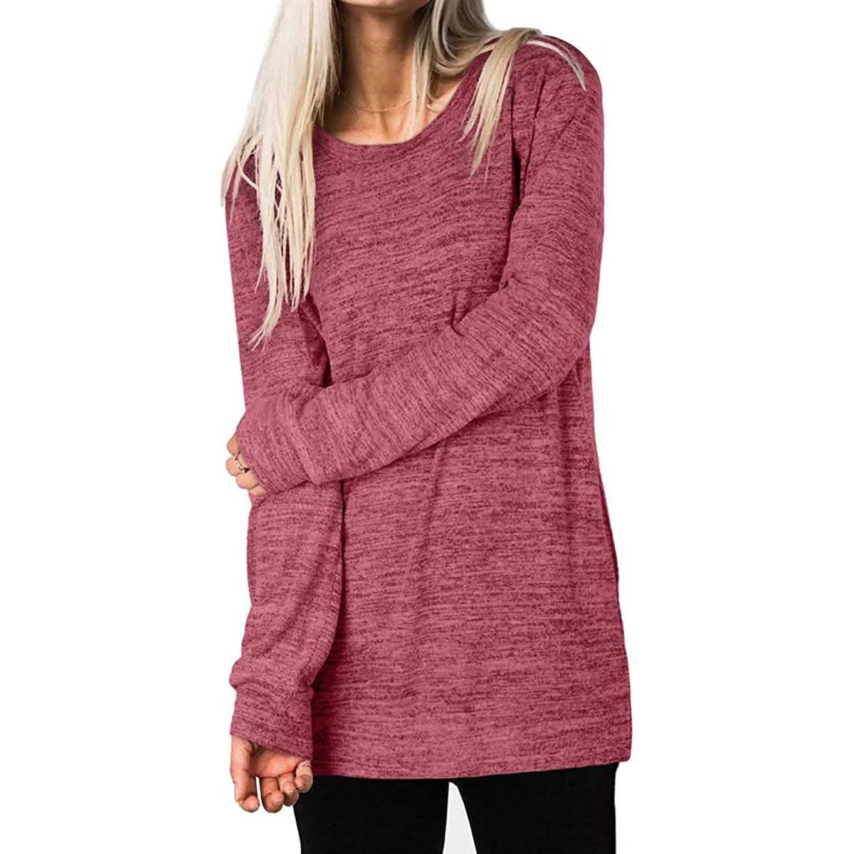 Women's Casual Sweatshirts Long Sleeve Oversized Shirt