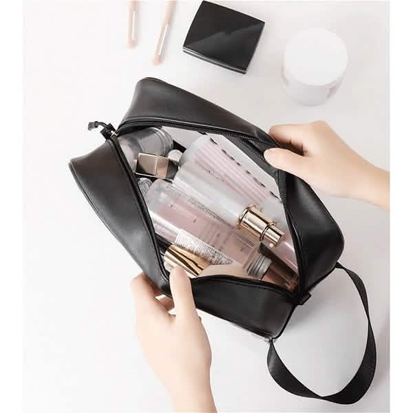 Women's Frosted Waterproof Cosmetic Bag