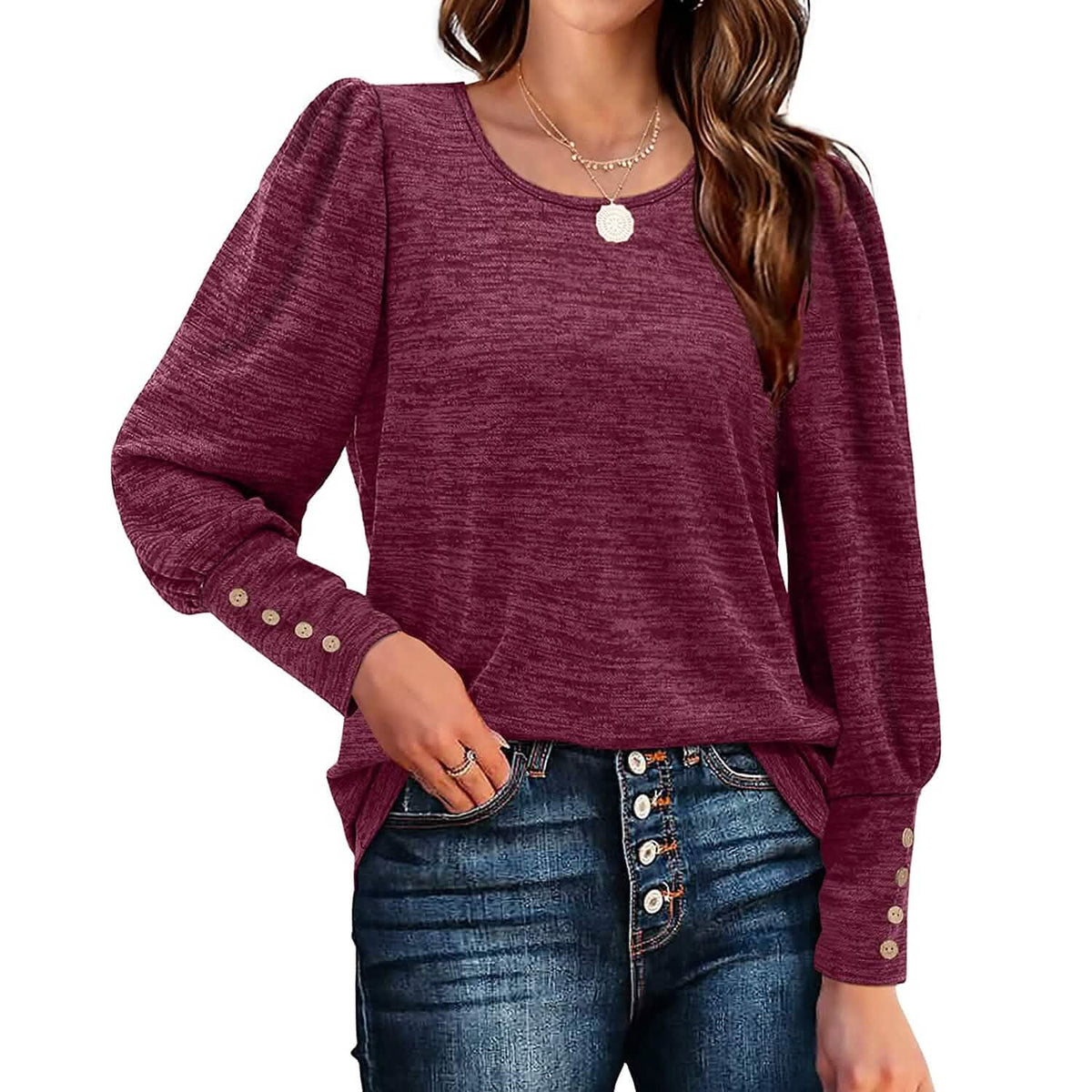 Women's Puff Sleeve Tops