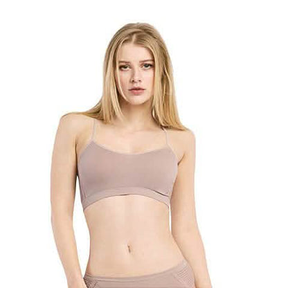 Women's Seamless Mesh Racerback Bralette Sports Bras