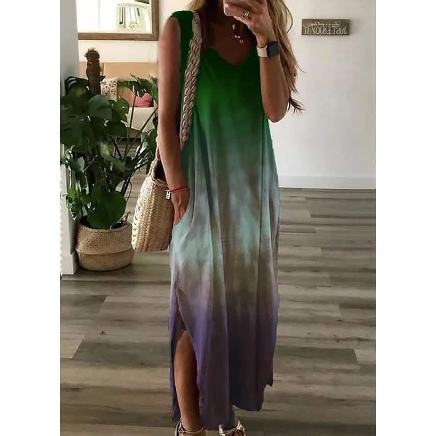 Women's Shift Dress Maxi Long Dress