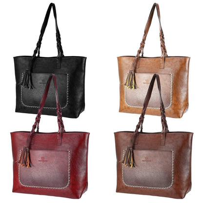 Women's Soft Leather Tote Bag