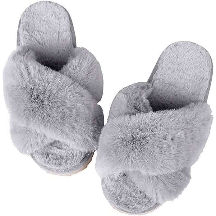 Women's Soft Plush Lightweight House Slippers