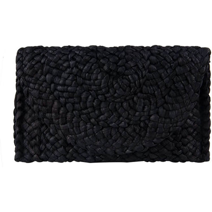 Women's Straw Clutch Purse