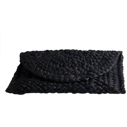 Women's Straw Clutch Purse