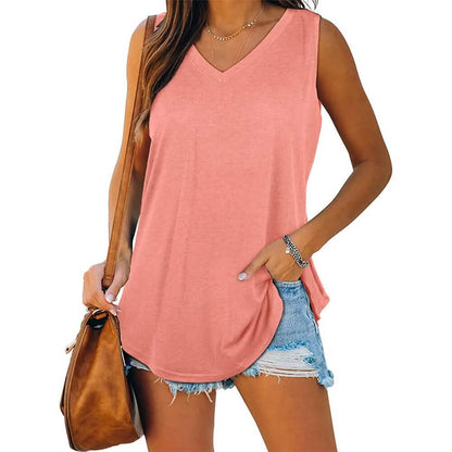 Women's V Neck Tank Top