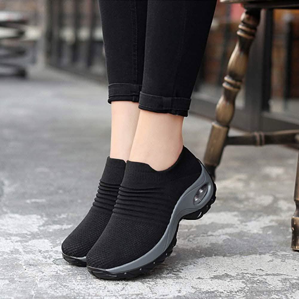 Women's Walking Shoes Sock Sneakers